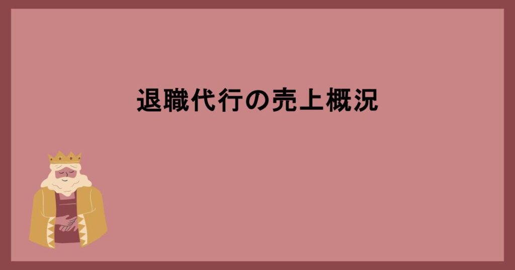 退職代行の売上概況