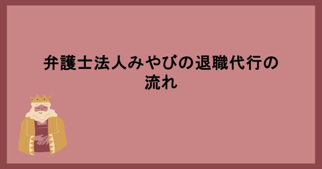 弁護士法人みやびの退職代行の流れ